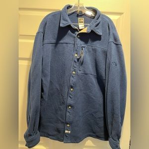 Vintage Northface Fleece Button down shirt